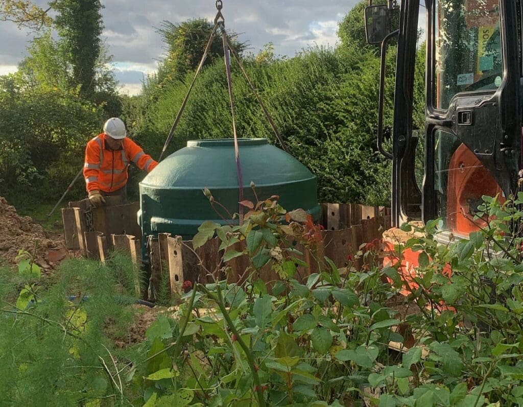 septic tank installation