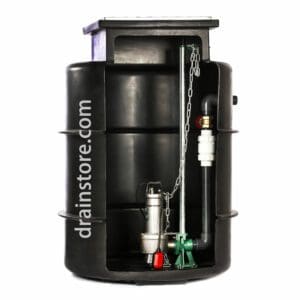 Drainstore Single Sewage Pumping Station - 1178 Litres