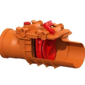 Kessel 72100 110mm Non return valve / Anti flood valve with emergency closure