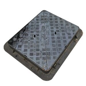 D400 Ductile Iron, Double Triangular ULTRA Manhole Cover & Frame