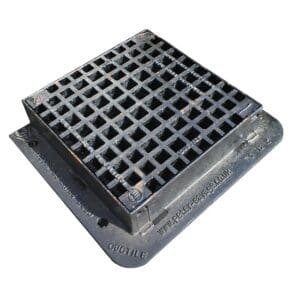 D400 Ductile Iron Hinged Gully Grating & Frame