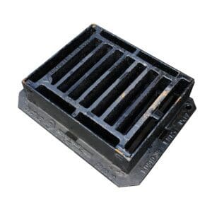 D400 Ductile Iron Hinged Gully Grating & Frame