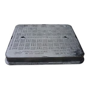 600mm x 600mm C250 Ductile Iron Single Sealed Solid Top Manhole Cover & Frame