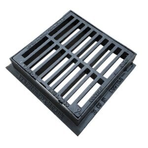 C250 Ductile Iron Hinged Yard Gully Grating & Frame