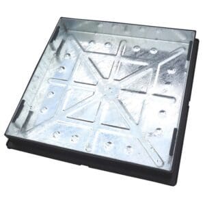 Driveway Recessed Block Paving Manhole Cover & Polypropylene Frame