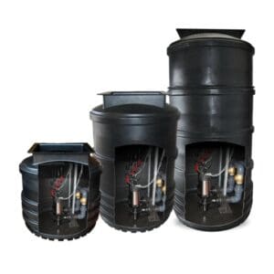 Drainstore Twin Sewage Pumping Station - 1.2m diameter chamber