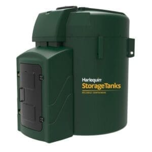 Harlequin 7500ITE Bunded Horizontal Fuel Oil Tank with cabinet