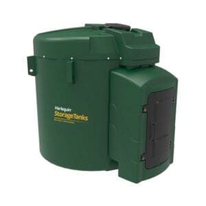 Harlequin 9250ITE Bunded Vertical Fuel Oil Tank with cabinet