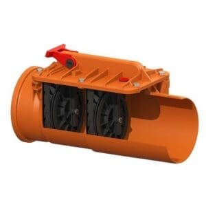 Kessel 73200 200mm Double Flap Non return valve / Anti flood valve with emergency closure