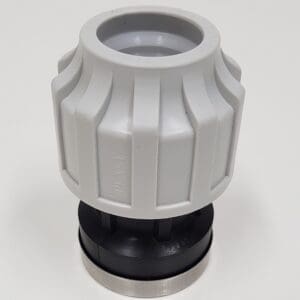 Tank Outlet Connector to 90mm MDPE