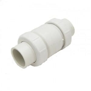 White PVC Check Valve - 2"