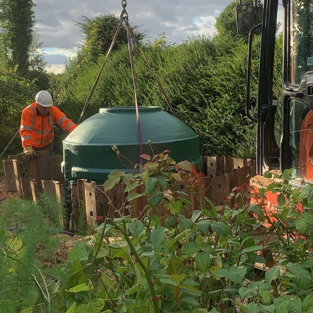 septic tank installation